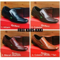 Jual Sepatu Kickers Pantofel Pria / Sepatu Kantor Kickers Low Kulit Asli Murah
