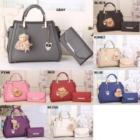 Jual Tas Branded Furla Set 2in1/Tas Branded Import Furla Free Boneka Murah