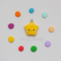 Jual Kawaii Bintang Clay Charm - Handmade Fimo Clay Murah