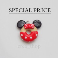 Jual Minnie Donut Charm - Handmade Fimo Polymer Clay Murah