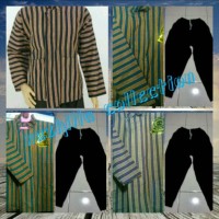 Jual Baju & Celana pangsi lurik dewasa 1 set Murah