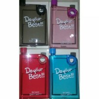 Jual botol minum unik -Slim - A5 memo bottle Murah