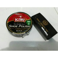 Jual Kiwi semir sepatu 100 ml plus sikat jatah TNi Murah
