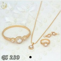 Jual ( GS 239 ) Set Perhiasan / Xuping / Lapis emas Murah