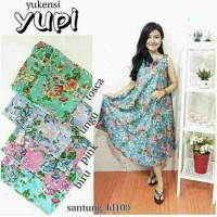 Jual daster yukensi yupi dress batik baju hamil busui jumbo kado atasan Murah