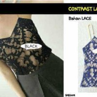 Jual CONTRAST LACE SINGLET Murah
