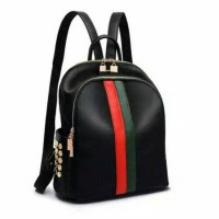 Jual Tas Ransel Fashion Gucci Studded Nylon Black Backpack Import Murah Murah
