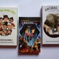Jual Paket Hemat Kartu 4D AR Animal - Octaland - Battle Monster Murah