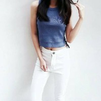 Jual SIDE LACE UP TANK Murah