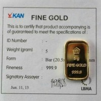 Jual LOGAM MULIA / EMAS ANTAM 5 GRAM Murah
