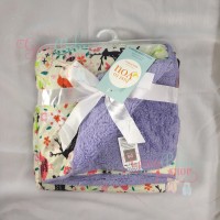 Jual Selimut Carter Bayi Double Fleece Motif Rusa - ungu Murah