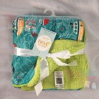 Jual Selimut Bayi Carter Double Fleece Motif Kapal Laut - hijau Murah
