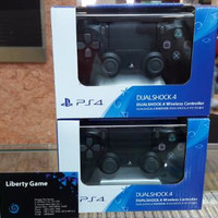 Jual JUAL Ps4 Dual Shock 4 Wireless Controller Lightbar Black 2 Pcs Murah