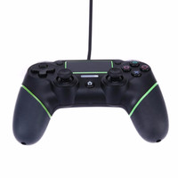 Jual JUAL Wired Controller Black Green For Ps4 Ps3 And Pc Murah
