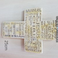 Jual PATUNG PAJANGAN SALIB DINDING GANTUNG JESUS CHRIS WONDERFUL Murah