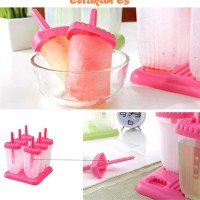 Jual Jual Cetakan Es Model Loli (1 Set Isi 6 Cetakan + Holder) Limited Murah