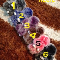 Jual L2685 Gantungan Tas Bunny Bulu Kecil 15cm 2 To KODE V2685 Murah