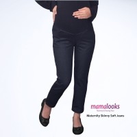 Jual Mamalooks Celana Hamil Pensil Soft Denim Size S Murah