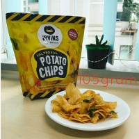 Jual IRVIN salted egg potato chips & fish skin Murah