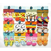 Jual Kaos Kaki Bayi Rattle Boneka Gerber - NEW Murah