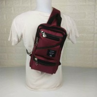 Jual Tas Selempang Kanvas Pria / Wanita / Travel / Sekolah / Kerja / Gaul Murah
