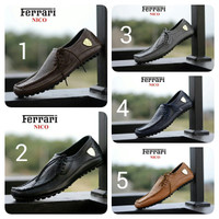 Jual sepatu pria terbaru - casual pria - sepatu slip on - ferrari nico slop Murah