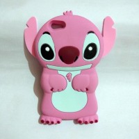 Jual CASING HANDPHONE CASE OPPO F1S A59 3D KARTUN STITCH SOFT SILICON Murah