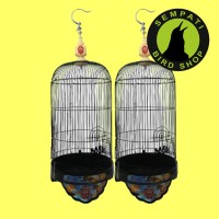 SANGKAR KANDANG BURUNG LOVEBIRD FIBER WARNA ELITE SONG