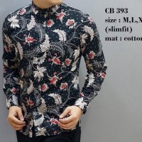 Jual KEMEJA SLIM FIT / FASHION MEWAH / BATIK PRIA SLIMFIT / LB96 Murah