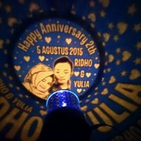 Jual Kotak Musik Lampu Tidur Proyektor Star Master Custom Hadiah Ulang Tahu Murah