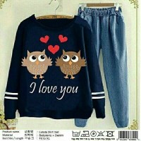 Jual set owl love Murah
