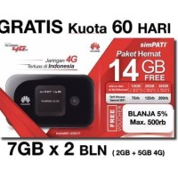 Jual Mifi Huawei 4G LTE E5577 Unlocked Garansi Resmi Free TSEL 14Gb 2Bln Murah