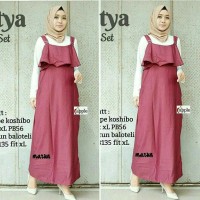Jual OVERALL+INER SET MAXI LONG DRESS Murah