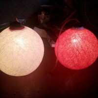 Jual lampion benang gantung edisi merah putih Murah