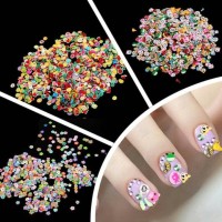Jual 100pcs Fimo Slice motif animal Murah