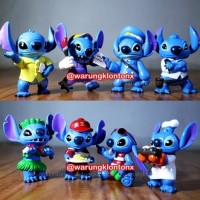 Jual Set Figure Stitch | Action Figure Stitch | Lilo & Stitch | Mainan Anak Murah