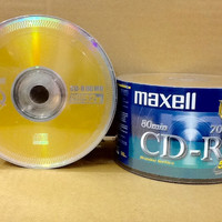 Jual CD-R Maxell 52X 700MB (50pcs) - CD Kosong - CD R Maxell - Compact Disc Murah