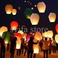 Jual PROMO WOW Lampu lampion terbang sky lantern lentera new year tahun bar Murah