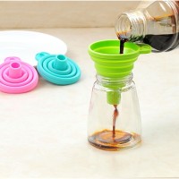 Jual Corong air silicone minyak flexible lipat portable colurful silikon Murah