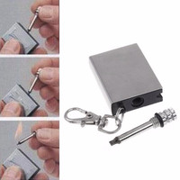 Jual Gantung Kunci Korek Api Minyak Mancis Kecil zippo Lighter Matches Mini Murah