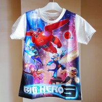 Jual ORIGINAL Disney Big Hero 6 T Shirt Kids Baju Kaos Anak ( Baymax ) Grey Murah