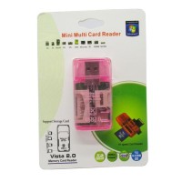 Jual All in One Mini multi Memory Card Reader Micro SD HC TF M2 MS MMC Card Murah