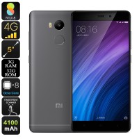Jual Xiaomi Redmi 4 Ram 2GB Internal 16GB 2/16 - Black Grey Limited Murah