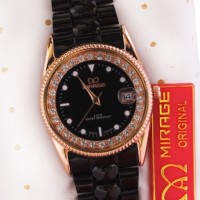 Jual jam tangan wanita original anti air alfa alba diesel rolex mirage a001 Murah
