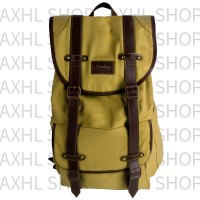 Jual Lomberg Light Brown Denise Rucksack Waterproof Cotton Canvas Murah Murah