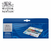Jual Winsor & Newton Cotman Watercolours Metal Sketch Box - 24 Half Pans Murah