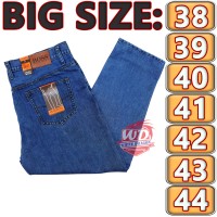Jual CELANA PANJANG COWOK BAHAN JEANS BIG SIZE 38-44 Murah