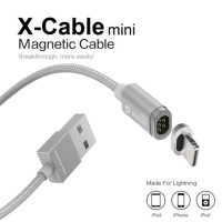 Jual WSKEN X-Cable Metal Magnetic Cable Mini 2 For Lighting iPhone 7 Murah