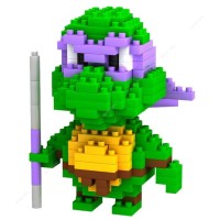 Jual LOZ Lego Nano Block Nanoblock Ninja Turtle Donatello Purple Murah