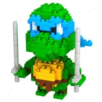 Jual LOZ Lego Nano Block Nanoblock Ninja Turtle Leonardo Blue Murah